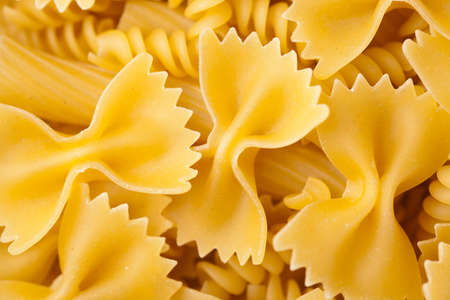 spaghetti and noodle. food background