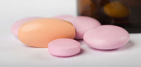 a lot of colorful pills