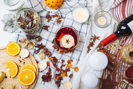mulled wineの写真素材