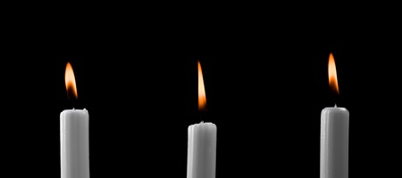burning candlesの写真素材