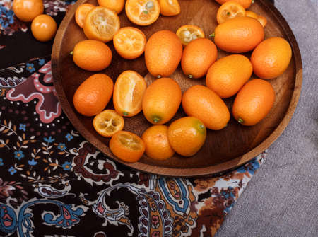 physalis and kumquatの写真素材