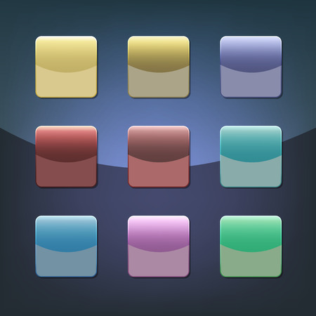 Icons background setのイラスト素材