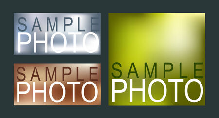 Sample photos for placeholder textのイラスト素材