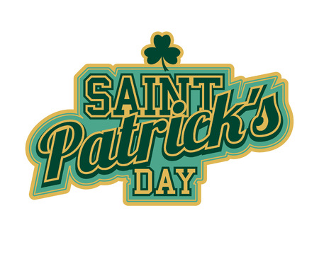 Saint Patrick's Day letteringのイラスト素材