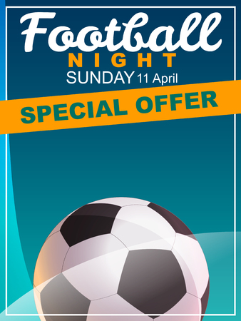 Football. Special Offer flyerのイラスト素材