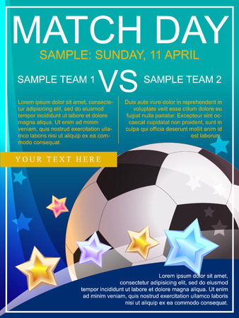 Match Day Posterのイラスト素材