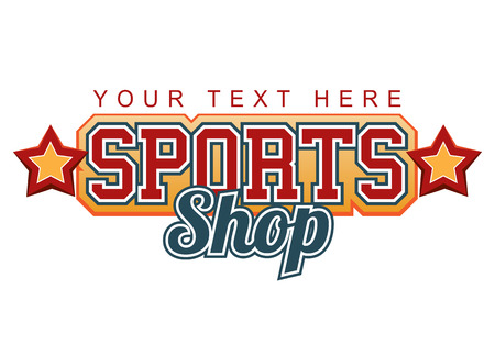Sports Shop Signのイラスト素材