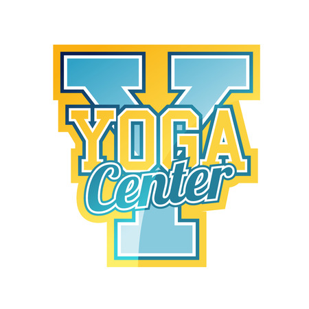 Yoga Center Signのイラスト素材