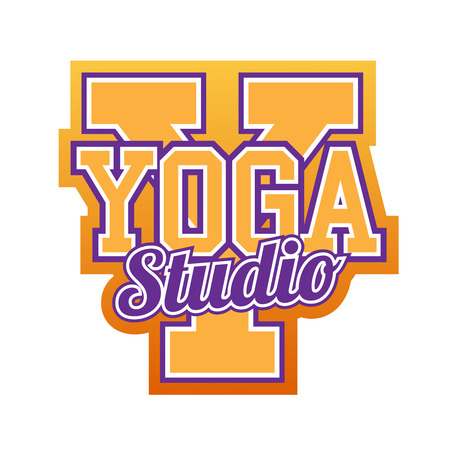 Yoga Studio Signのイラスト素材