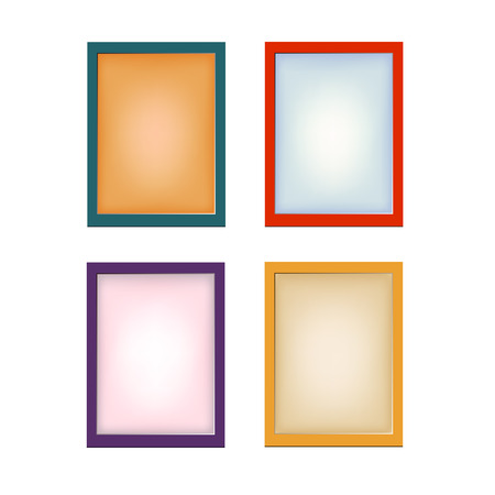 Color frames templateのイラスト素材