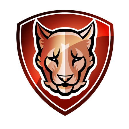 Mascot Shield. Sport Team Templateのイラスト素材