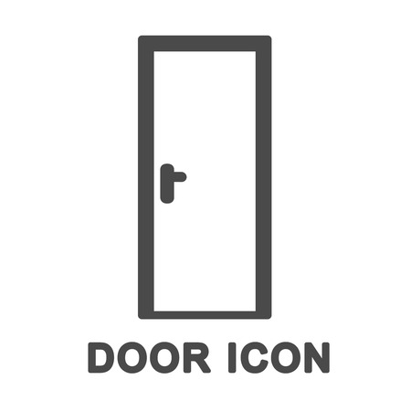 Door Icon For Web, Application, Advertising, or Identityのイラスト素材