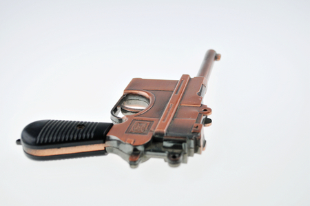 lighter in the shape of pistolの写真素材