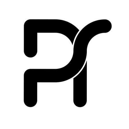 py yp p y initial letter logo isolated on white background