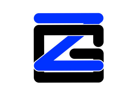gz zg g z initial letter logo isolated on white backgroundのイラスト素材