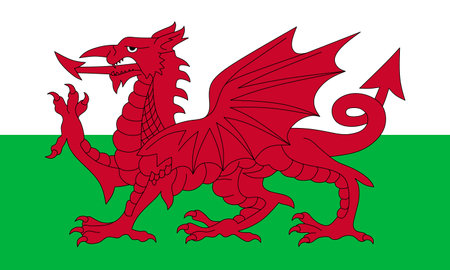 Flag of Walesのイラスト素材