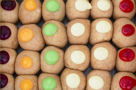 Fresh Hanukkah Donutsの写真素材