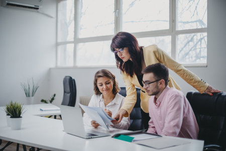 Business team in the office