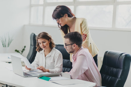 Business team in the office