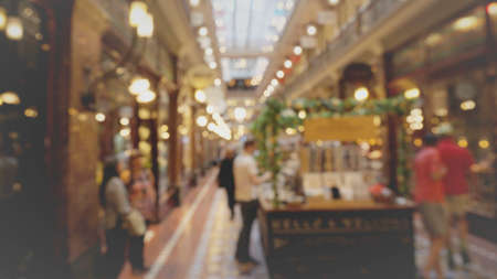 blurred shopping mall background. luxury department store background with bokeh.