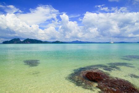 sea andaman in thailand の写真素材