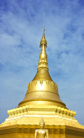 Gold relics in the form of art Burmaの写真素材