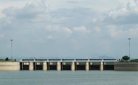 Pa Sak Jolasid Dam , Phatthananikhom , Lopburi ,Thailand