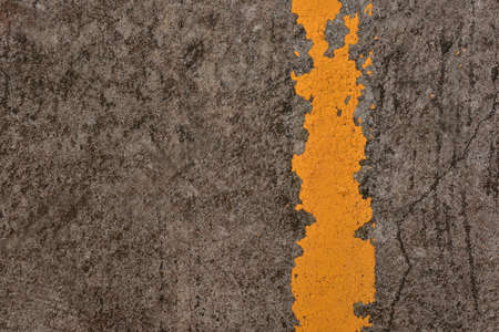 disappear marking line on the street.の写真素材