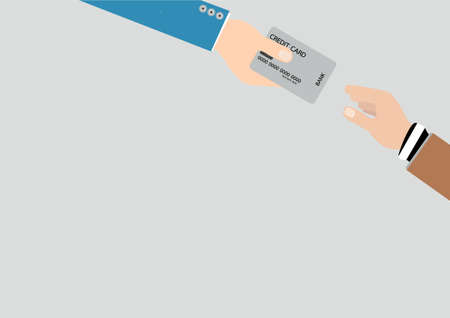 The thief stolen credit card from businessman victim