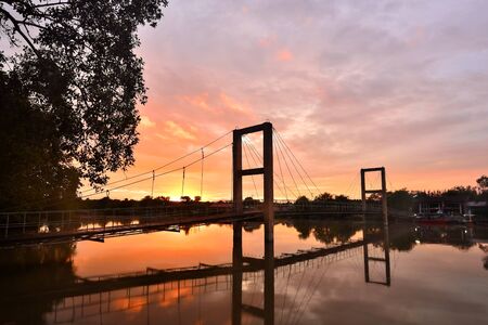 Ruksamae bridge across the canal to see the mangrove forest.
Nature is beautiful,peaceful and natural source of learning. And lifestyle traditional of the village canal side Noen Kho,Klaeng,Ra yong
の写真素材