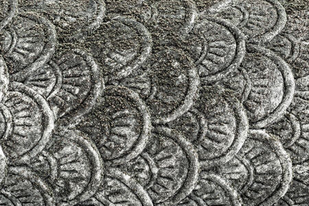 flake serpent , Art temple in Thailandの写真素材