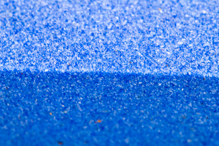 blue rock isolated on white background. It copy space and selection focus.の写真素材