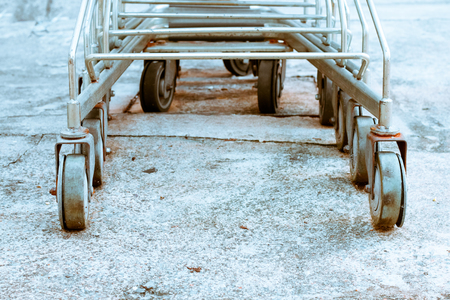 Vintage Cart pastel color to creative texture and pattern for design and decoration isolate on background, close upの写真素材