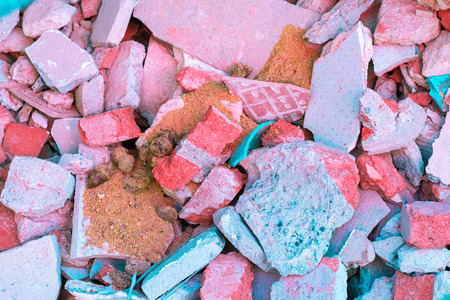 Vintage brick and stone pastel color creative texture and pattern for design and decoration isolate...
