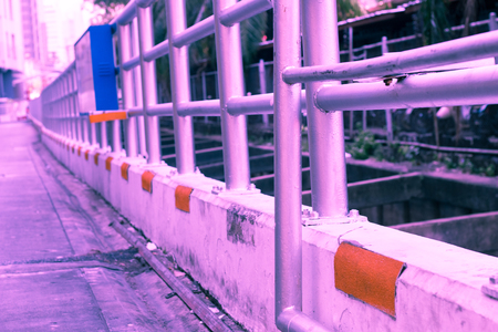 Vintage street city pastel color to creative texture and pattern for design and decoration isolate on background close upの写真素材