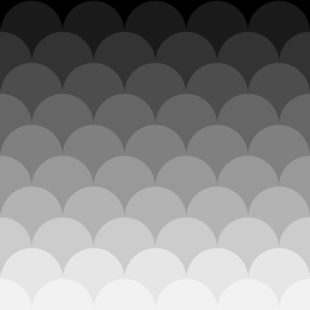Vector circle gradient white to black for background.