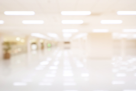 shopping mall abstract defocused blurred backgroundの写真素材
