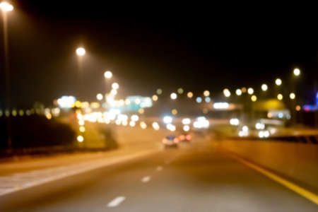 Traffic jams in the city - rush hour soft-focus and over blurry.の写真素材