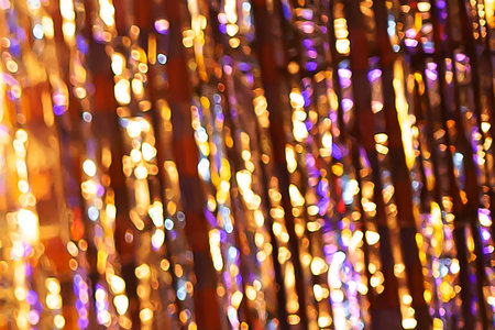 Bokeh night light at city for background. Beautiful circle glitter.の写真素材