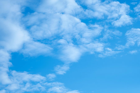Beautiful blue sky clouds for background.