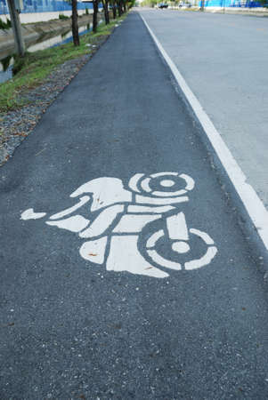 Channel for motorcycle specific Safety of the driverの写真素材