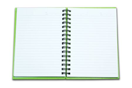 Notebook isolated on white の写真素材