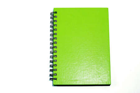 The Green cover of Note book の写真素材