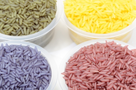 Thai colorful multi riceの写真素材
