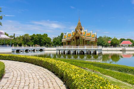 Bang Pa-In Palace in Thailandの写真素材