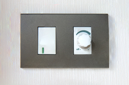 Electric switch and control attached to the room.