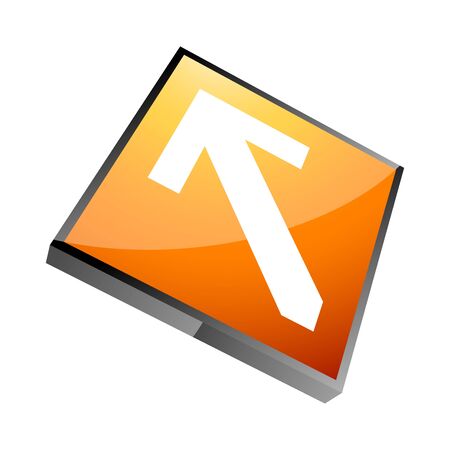 3d arrow icon のイラスト素材