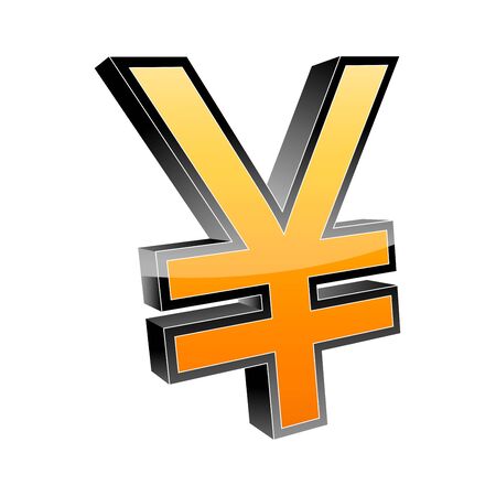 3d currency iconのイラスト素材