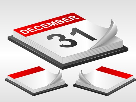 set of calendarsのイラスト素材