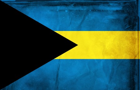 Grunge flag series -  Bahamasの写真素材